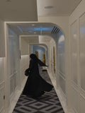 Premium Embroidered Black Abaya – Signature Edit