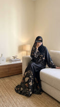 Armani Silk Black Abaya