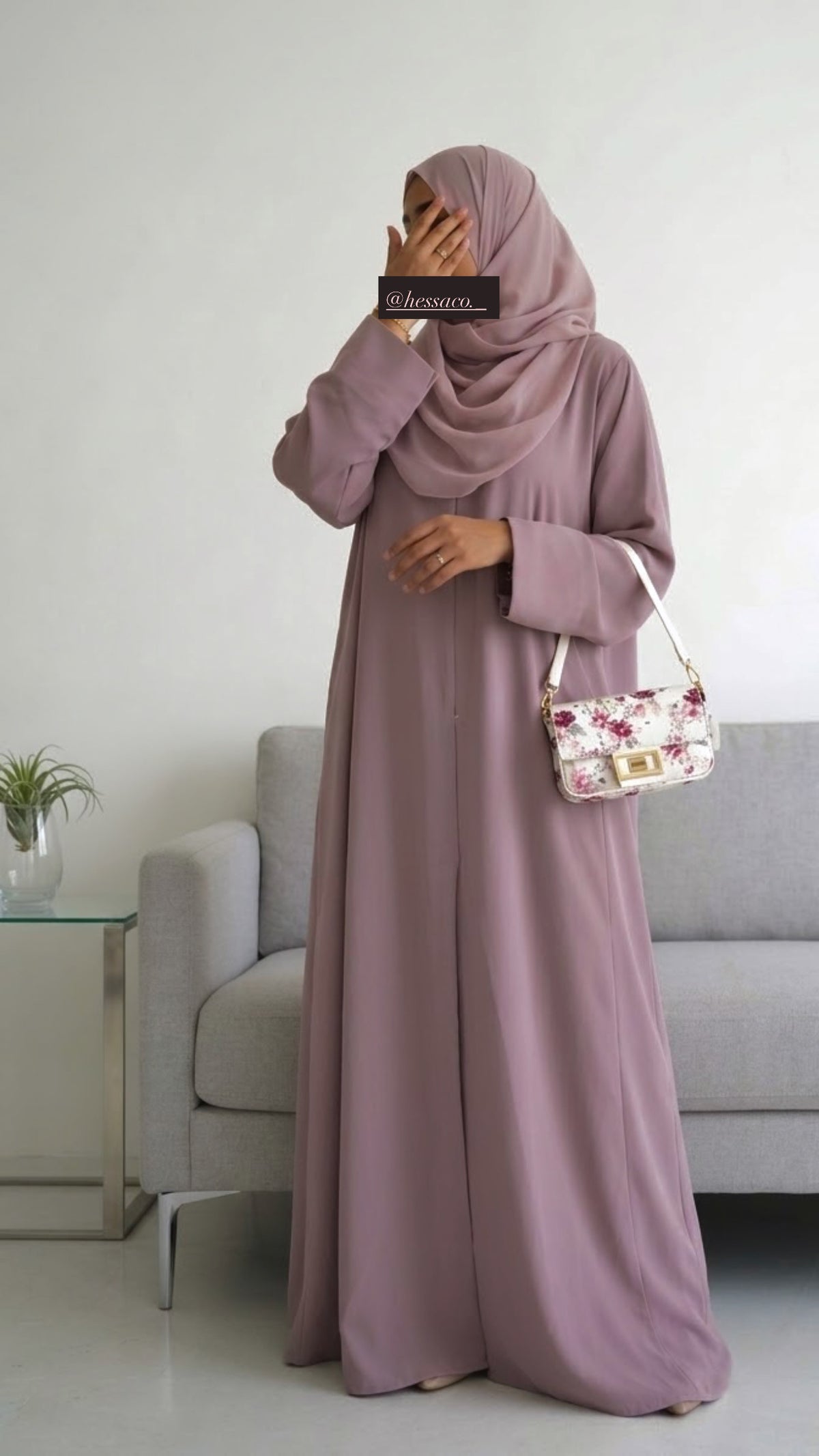 Pink Everyday Premium Nada Abaya